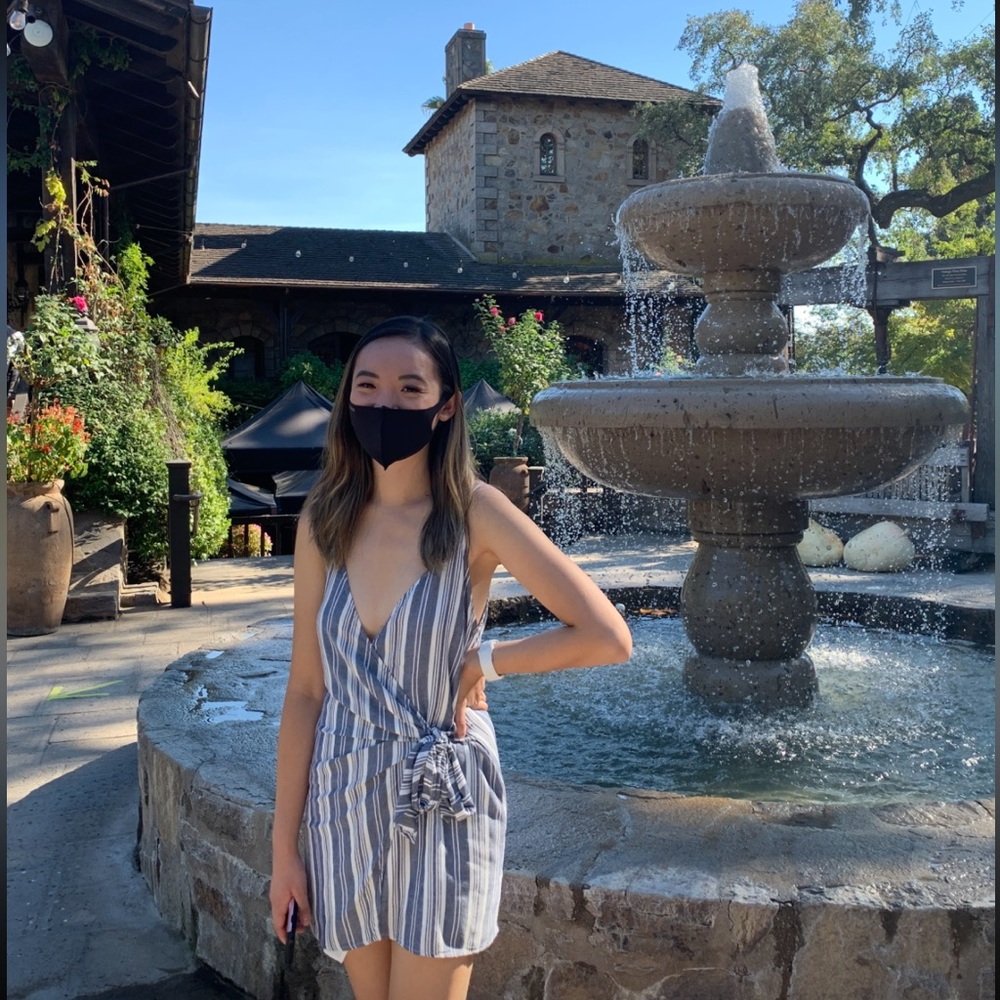 Cotton Candy LA Wrap Dress
